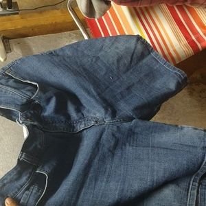 RIDERS Lee MID RISE Short 18 medium blue